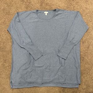 XL Organic Cotton Sweater with Pockets